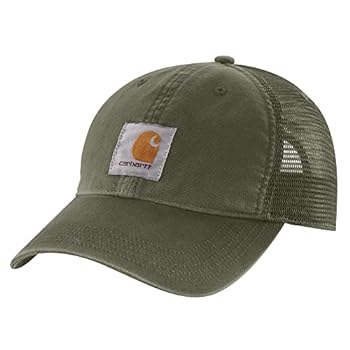 【中古】【輸入品・未使用】[Carhartt] ベースボールキャップ キャンバスメッシュバックキャップ。 メ..