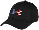 【中古】【輸入品・未使用】Under Armour Men's Freedom Blitzing Hat , Black (001)/Red , Medium/Large(4)