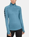 【中古】【輸入品・未使用】Under Armour レディース UA コージーグラフィック ?ジップ SM ブルー(4)