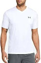 【中古】【輸入品・未使用】Under Armour Mens V-Neck Tech 2.0 Short Sleeve T-Shirt (White, M)(4)