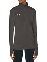 【中古】【輸入品・未使用】Under Armour レディース ロッカー 1/2 ジップ Tシャツ