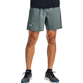 yÁzyAiEgpzUnder Armour Launch SW 2-in-1 Short - Men's Lichen Blue/Black/Reflective, XXL