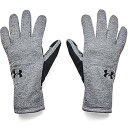 【中古】【輸入品・未使用】Under Armour Men's Storm Fleece Gloves , Pitch Gray (012)/Black , Small