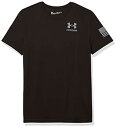 【中古】【輸入品・未使用】Under Armour Boys' New Freedom Flag TShirt , Black (001)/Steel , Yo...