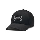 【中古】【輸入品・未使用】Under Armour Men's Standard Iso-Chill ArmourVent Fish Adjustable Cap, (001) Black / / Metallic Ore, One Size Fits Most