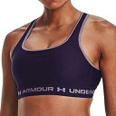 【中古】【輸入品・未使用】Under Armour Cross-Back Mid Bra Purple Switch/Purple Switch/Club Pu...