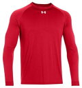 【中古】【輸入品・未使用】(アンダーアーマー) Under Armour メンズ ロッカー長袖Tシャツ S レッド(4)