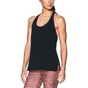 【中古】【輸入品・未使用】Under Armour レディース Accelerate タンクトップ L ブラック