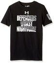 【中古】【輸入品・未使用】Under Armour Boys ' DEFENDERS Beware Tシャツ S グレー(4)