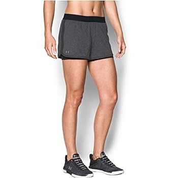 【中古】【輸入品・未使用】Under Armour レディース HeatGear アーマー 2 イン 1 ショーツ S グレイ