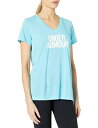 【中古】【輸入品・未使用】Under Armour レディース擦り切れトレインワードマーク Vネック-ツイストシャツ ブルー