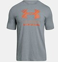 【中古】【輸入品・未使用】Under Armour メンズ Outside the Lines Tシャツ スチールライトヘザー(036)/ピアス XL
