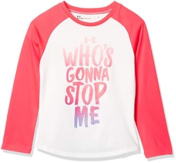 【中古】【輸入品・未使用】[アンダーアーマー] ロングスリーブ(トレーニング/Tシャツ) 1332390 ガールズ WHT/MIR/PTP 日本 5 (日本サイズ95 相当)(4)