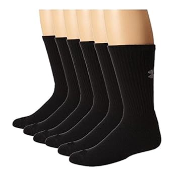 【中古】【輸入品・未使用】Under Armour Mens Performance Heatgear Crew Socks, 6-Pair (Large, Black) 【中古】【輸入品・未使用】Under Armour Mens Performance Heatgear Crew Socks, 6-Pair (Large, Black)