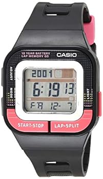 yÁzyAiEgpzCasio Girl's 'Runner' Quartz Resin Running Watch, Color Black (Model: SDB-100-1BCF)