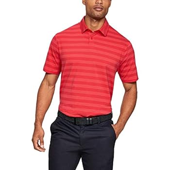 【中古】【輸入品・未使用】Under Armour メンズ UA チャージドコットン スクランブルストライプポロシャツ