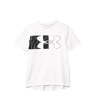 【中古】【輸入品・未使用】Under Armour ボーイズ スプリットロゴプリント フィル半袖Tシャツ X-Small ホワイト