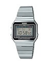 【中古】【輸入品 未使用】Casio Men 039 s A700W-1ACF Classic Digital Display Quartz Silver Watch