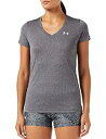 【中古】【輸入品・未使用】Under Armour レディース テック 半袖 Vネック 無地 2X