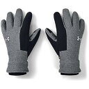 【中古】【輸入品・未使用】Under Armour Men's Storm Gloves , Pitch Gray (012)/Halo Gray , Medium