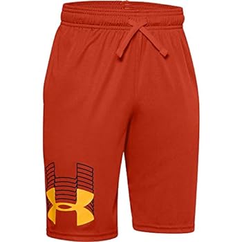 【中古】【輸入品・未使用】Under Armour (アンダーアーマー) ボーイズ プロトタイプ ロゴ ショーツ X-Small オレンジ