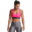 【中古】【輸入品・未使用】Under Armour レディース ヒートギア アーマー ミッドインパクト クロスバック スポーツブラ Cerise (653)/ホ...