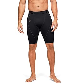 【中古】【輸入品・未使用】UNDER ARMOUR(アンダーアーマー) UAラッシュ ロング シームレス ショーツ(トレーニング/MEN) (1351455) (001)Black LG(L)