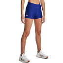 【中古】【輸入品・未使用】Under Armour Women's HeatGear Armour Mid Rise Shorty , Royal Blue (400)/White , X-Small