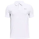 yÁzyAiEgpzUnder Armour Boys' Performance Golf Polo , White (100)/Mod Gray , Youth Medium