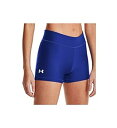 【中古】【輸入品・未使用】Under Armour Women's HeatGear Armour Mid Rise Shorty , Royal Blue (...
