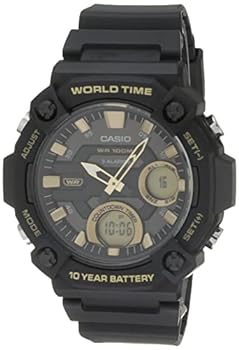 【中古】【輸入品・未使用】Casio (カシオ) 10年バッテリー ワールドタイム カウントダウンタイマー アナログデジタル腕時計 (モデル: AEQ-120W-9AV), ブラック, デジタル 【中古】【輸入品・未使用】Casio (カシオ) 10年バッテリー ワールドタイム カウントダウンタイマー アナログデジタル腕時計 (モデル: AEQ-120W-9AV), ブラック, デジタル