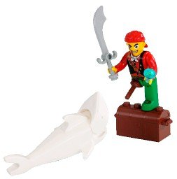 【中古】【輸入品・未使用】Lego - Cannonball Jimmy And Shark - Pirates
