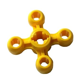【中古】【輸入品 未使用】(a. 10 Pieces, Yellow) - LEGO Parts and Pieces: Technic Yellow (Bright Yellow) Knob Wheel Gear x10