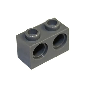 【中古】【輸入品 未使用】(a. 20 Pieces, Dark Gray) - LEGO Parts and Pieces: Technic Dark Grey (Dark Stone Grey) 1x2 with Two Holes Brick x20