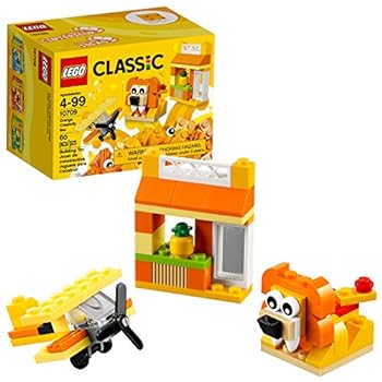 【中古】【輸入品・未使用】LEGO Classic Orange Creativity Box 10709 Building Kit