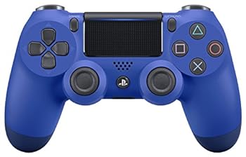 【中古】【良い】ワイヤレスコントローラー (DUALSHOCK 4) ウェイブ・ブルー (CUH-ZCT2J12)