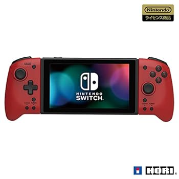 【中古】【良い】【任天堂ライセンス商品】グリップコントローラー for Nintendo Switch レッド【Nintendo Switch対応】