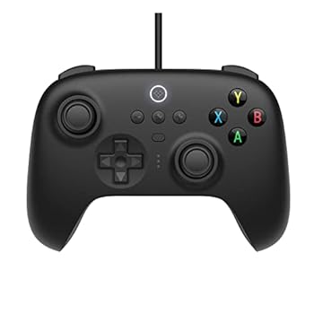 【中古】【良い】8bitdo ultimate 有線コントローラー、PC Windows10のUSB有線コントローラー、Android、Raspberry Pi、Switch (Black)