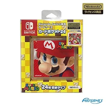 【中古】【良い】【任天堂ライセンス商品】Nintendo Switch専用カードポケット24 スーパーマリオ2