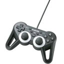 【中古】【良い】ELECOM PS3 USBゲームパッド 12ボタン 振動 連射 高耐久 ブラック JC-GMU3312SPBK