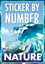 【中古】【良い】Sticker by Number Nature - 12 Designs Including Mountains, Waves, Flowers, Fish, Frogs, Birds, Dragonfly & More