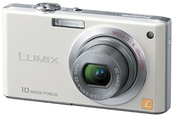 【中古】【良い】パナソニック デジタルカメラ LUMIX (ルミックス) FX37 シェルホワイト DMC-FX37-W