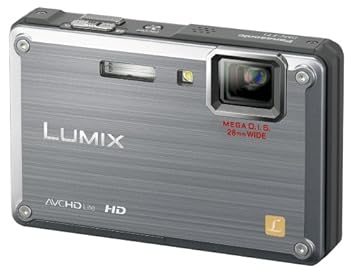 【中古】【良い】パナソニック 防水デジタルカメラ LUMIX (ルミックス) FT1 ソリッドシルバー DMC-FT1-S