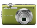 【中古】【良い】Nikon デジタルカメラ COOLPIX (クールピクス) S3000 ポップグリーン S3000GR
