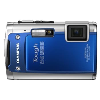 【中古】【良い】OLYMPUS 防水デジタルカメラ TOUGH TG-610 ブルー 5m防水 1.5m耐落下衝撃 -10℃耐低温 1400万画素 3Dフォト機能 Eye-Fiカード対応 TG-610 BLU