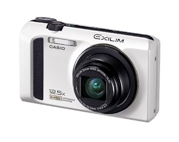 【中古】【良い】CASIO デジタルカメラ EXILIM ホワイト EX-ZR100WE