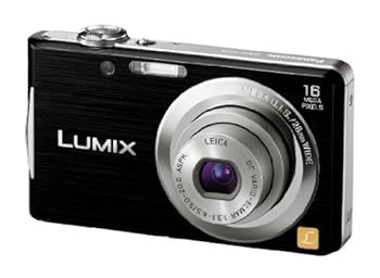 【中古】【良い】パナソニック デジタルカメラ LUMIX FH5 ブラック DMC-FH5-K