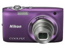 【中古】【良い】NikonデジタルカメラCOOLPIX S3100 ファインパープル S3100PP