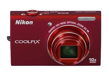 【中古】【良い】Nikon デジタルカメラ COOLPIX (クールピクス) S6200 ブリリアントレッド S6200RD