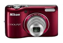 【中古】【良い】Nikon デジタルカメラ COOLPIX (クールピクス) L26 レッド L26RD